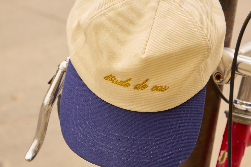 Gold Script Logo Cap
