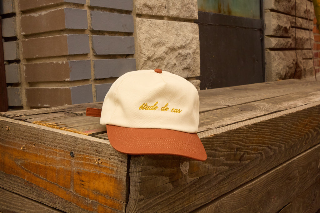 Gold Script Logo Cap