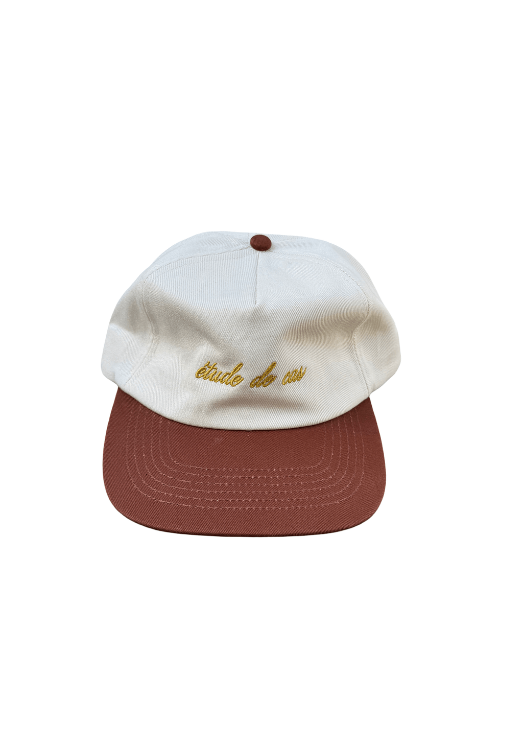 Gold Script Logo Cap