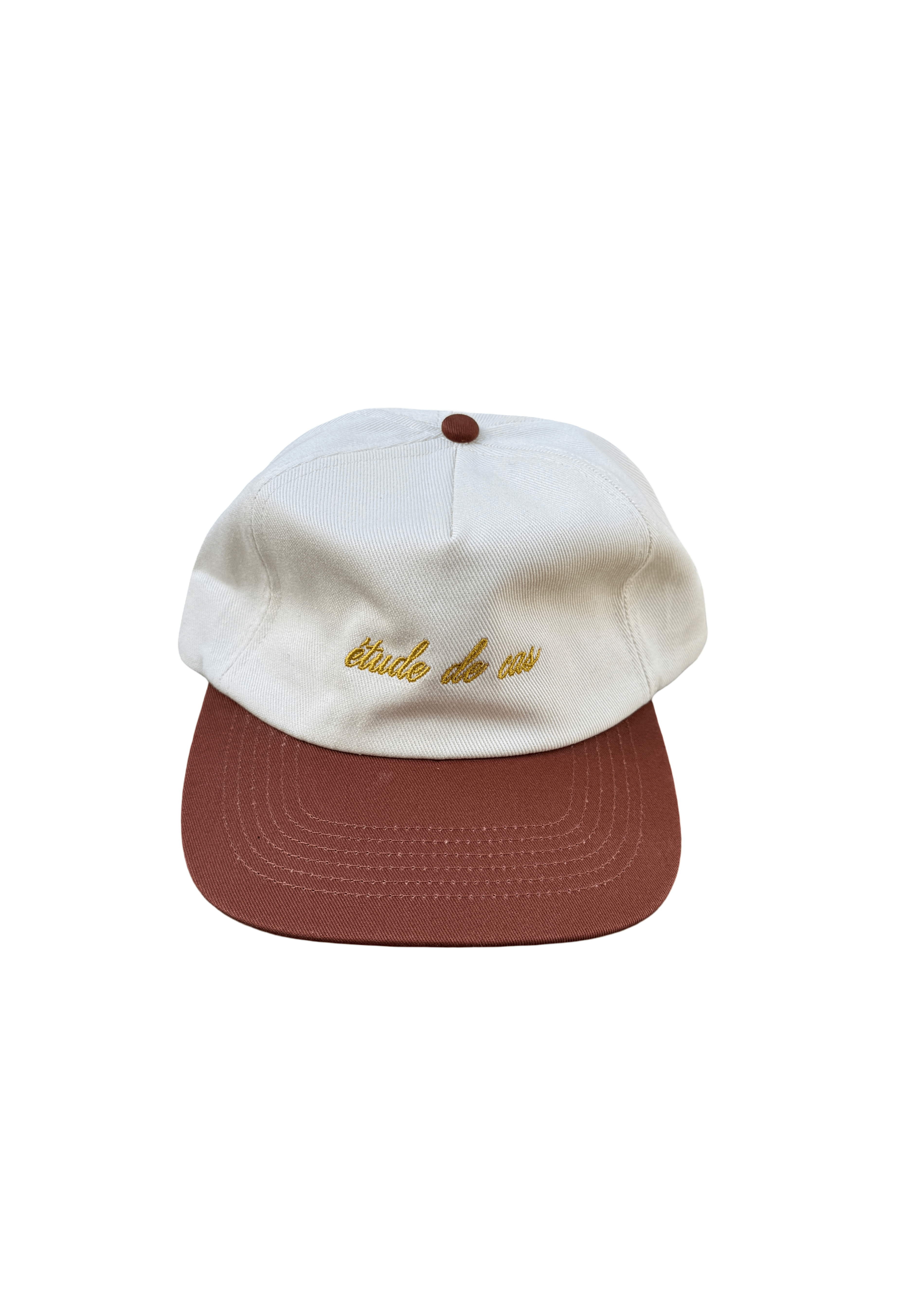 Gold Script Logo Cap